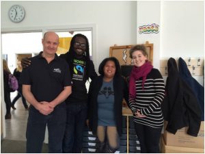 Theo Ogbhemee, Kirkwall Grammar School’s lead teacher on Fairtrade, after the Koolskools Fairtrade cotton “teach in” with his Health and Wellbeing Group: “Thanks once again for your time and wonderful presentation” 