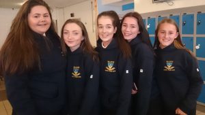 Students from Hillpark Secondary in Glasgow before departing for Paris with their new Fairtrade hoodies.