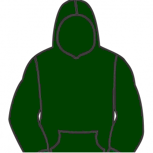 Miserden CofE Primary School Bottle Green Fairtrade Cotton/Poly Hoodie with School Logo
