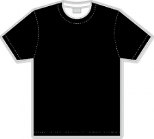 St Mark's Primary School Black Cotton Plain PE T Shirt