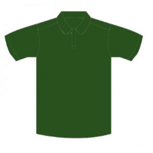 Bitterne Park Bottle Green Polo Shirt with School logo (Y7-8) (From Sept '24)