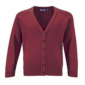 Springhill Catholic Primary School Burgundy Knitted Cardigan