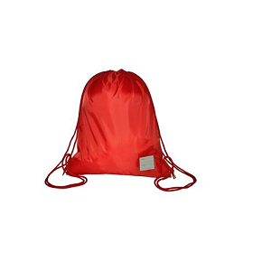 Hollybrook Infant School Red PE Bag with School Logo