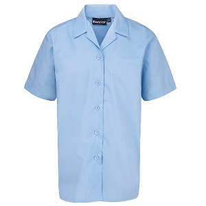St Anne's School Sky Blue Blouse Short Sleeve
