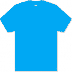 Aberlour Primary School 100% Cotton PE T Shirt with House logo.  Ospreys (Blue).