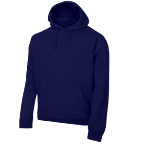 SMAC Navy Cotton/Poly Hoodie with logo