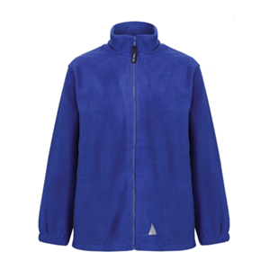 Banister Primary School Royal Blue Fleece Jacket with School logo
