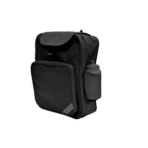 St Mark's Primary School Black Backpack with School Logo (optional)