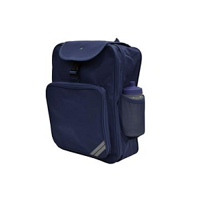 Brookfield Primary Academy Navy Backpack with School Logo