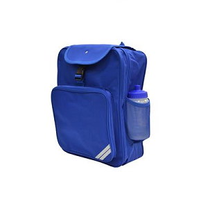 Shawley Community Primary School Royal Blue Backpack with School Logo