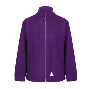 Shirley Warren Primary&Nursery School Purple Fleece Jacket with School logo
