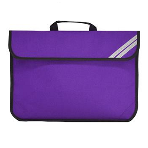 Bevois Town Primary School Purple Book Bag with School Logo