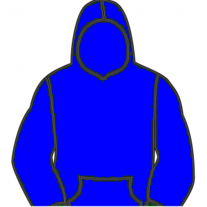 Methlick Primary School Royal Blue Fairtrade Hoodie with School Logo