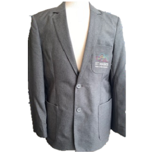 St Mark's CE School Boys Grey Eco Blazer with School Logo