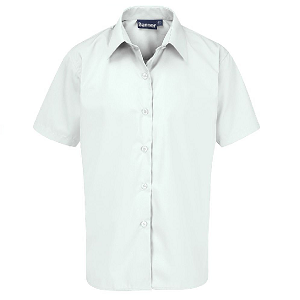 Springhill Girls White Blouse Short Sleeve (pack of 2)
