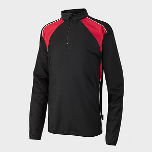 Cheam Common Junior Academy PE Black/Red Sweatshirt with school logo