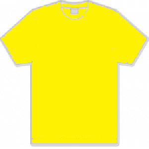 New Machar School Yellow Cotton T Shirt with logo