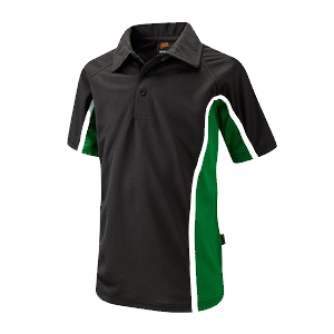 Bitterne Park School PE Green Polo Shirt with school logo