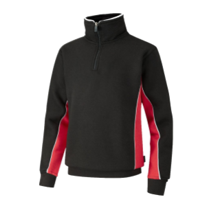 Saint George College PE Black Red Sweatshirt with logo