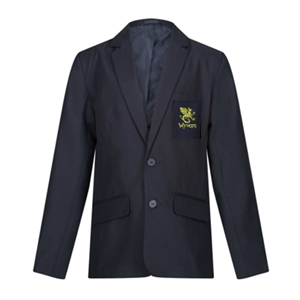 Wyvern College Unisex Navy Eco Blazer with School Logo
