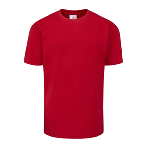 Strathburn Primary School Red Cotton House T-Shirt with logo