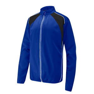 USH PE Royal/Black PE Full Zip Jacket with school logo